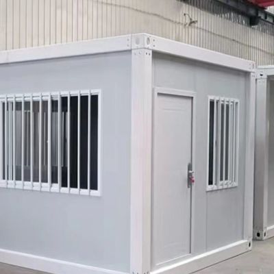 Flat Pack Container Haus-Büro-Prefab Container mit PVC-Schiebefenster