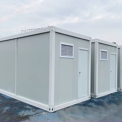 Flat Pack Container Haus-Büro-Prefab Container mit PVC-Schiebefenster