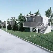 Fat Pack Container House für moderne kleine Hangfa Raumkapsel