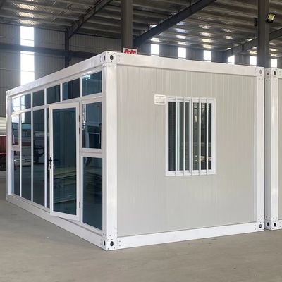 Flat Pack Container Haus-Büro-Prefab Container mit PVC-Schiebefenster