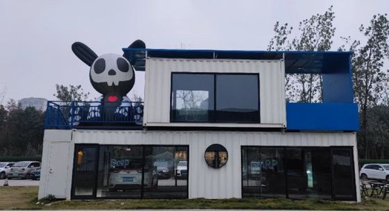 20ft 40ft erweiterbares, vorgefertigtes Homestay-Hotel mit Garten-Schlafzimmerbehälter