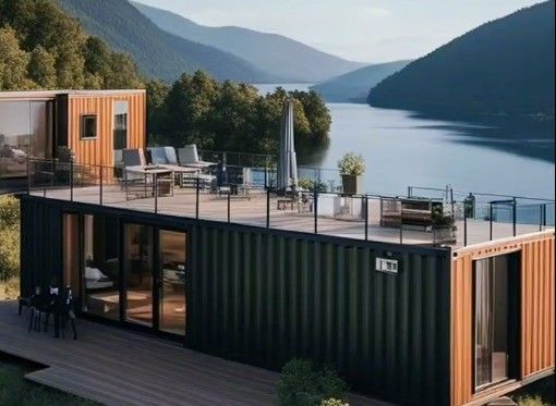 20ft 40ft erweiterbares, vorgefertigtes Homestay-Hotel mit Garten-Schlafzimmerbehälter