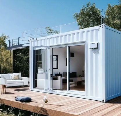 20ft 40ft erweiterbares, vorgefertigtes Homestay-Hotel mit Garten-Schlafzimmerbehälter