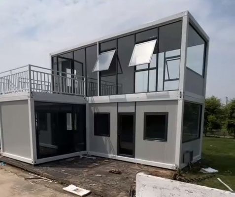 20ft 40ft erweiterbares, vorgefertigtes Homestay-Hotel mit Garten-Schlafzimmerbehälter