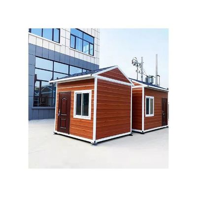 Verzinktes Stahlrahmen vorgefertigtes kleines Haus auf Rädern für platzsparende Lösung