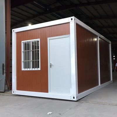 PVC-Schiebefenster Galvanisierter Stahlrahmen Fertigcontainerhäuser