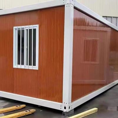 PVC-Schiebefenster Galvanisierter Stahlrahmen Fertigcontainerhäuser