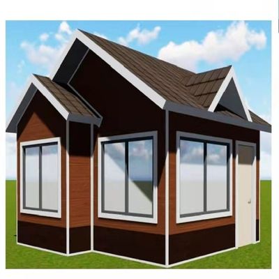 Ausbaufähiges kleines Prefab-Haus Gartenhaus mit PVC-Schiebefenster Ausbaufähiges