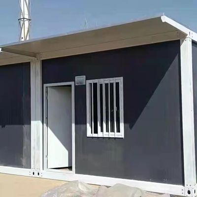 Hotel Prefab Flat Pack Container House mit PVC-Schiebefenster Einfachheit Design