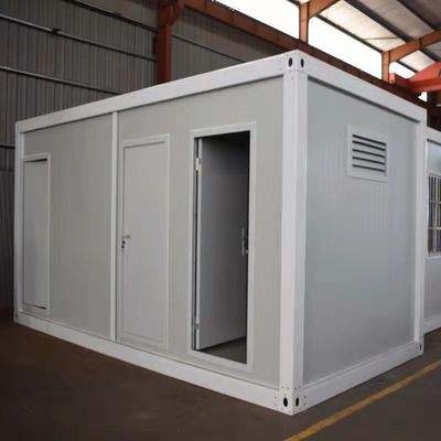 Hotel Prefab Flat Pack Container House mit PVC-Schiebefenster Einfachheit Design