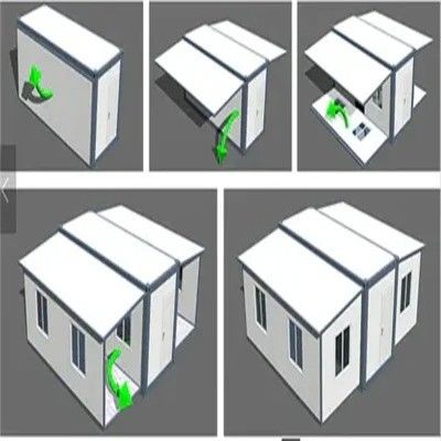 Erweiterbares Containerhaus mit modernem Design und wetterbeständiger Struktur