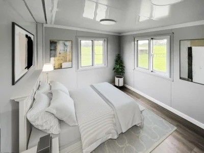 Erweiterbares Containerhaus mit modernem Design und wetterbeständiger Struktur