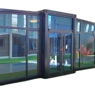 Luxus-Container-Haus 30 Jahre Lebensdauer Vorgefertigter, erweiterbarer Container
