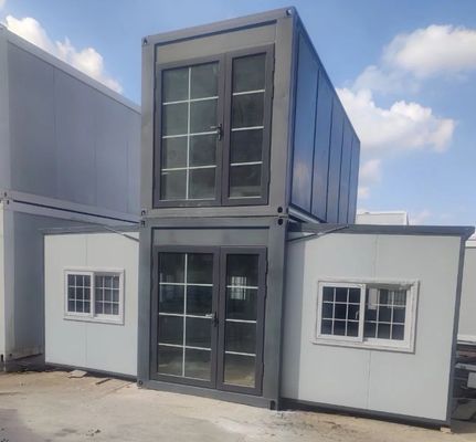 Luxus-Container-Haus 30 Jahre Lebensdauer Vorgefertigter, erweiterbarer Container