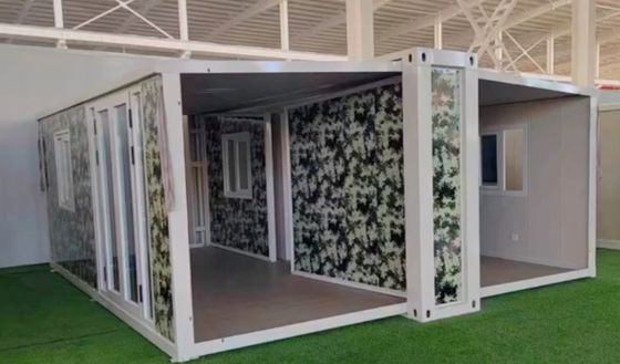 Luxus-Container-Haus 30 Jahre Lebensdauer Vorgefertigter, erweiterbarer Container