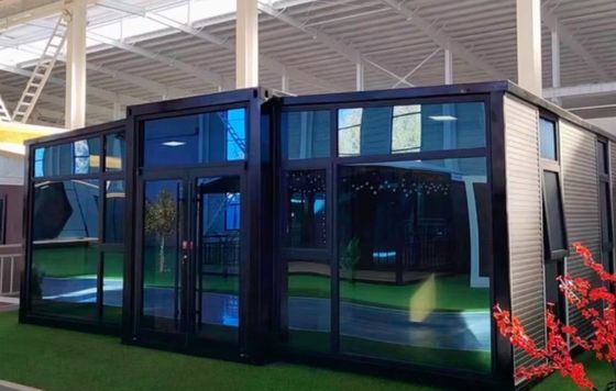 Luxus-Container-Haus 30 Jahre Lebensdauer Vorgefertigter, erweiterbarer Container