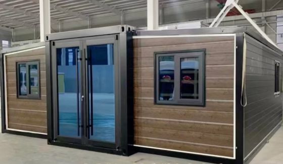 Luxus-Container-Haus 30 Jahre Lebensdauer Vorgefertigter, erweiterbarer Container