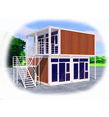 Wohnhaus Flat Pack Container Haus mit traditionellem Design PVC-Schiebefenster