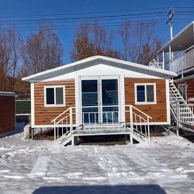 Outdoor Mobile Living 20FT/40FT Moderne Luxusklappbare vorgefertigte Stahl-Hotel Versandcontainer