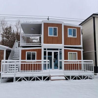 Outdoor Mobile Living 20FT/40FT Moderne Luxusklappbare vorgefertigte Stahl-Hotel Versandcontainer
