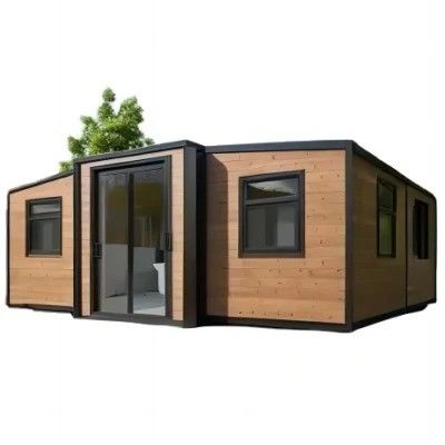 Outdoor Mobile Living 20FT/40FT Moderne Luxusklappbare vorgefertigte Stahl-Hotel Versandcontainer