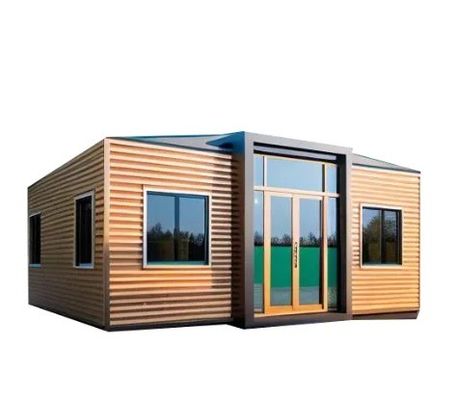 20ft oder 40ft Stahlstrukturrahmen Erweiterbares Containerhaus für Klapphaus