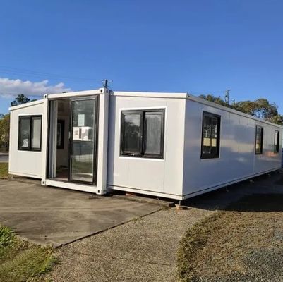 20ft oder 40ft Stahlstrukturrahmen Erweiterbares Containerhaus für Klapphaus