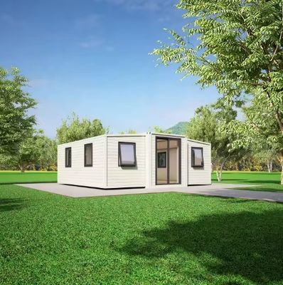 20ft oder 40ft Stahlstrukturrahmen Erweiterbares Containerhaus für Klapphaus