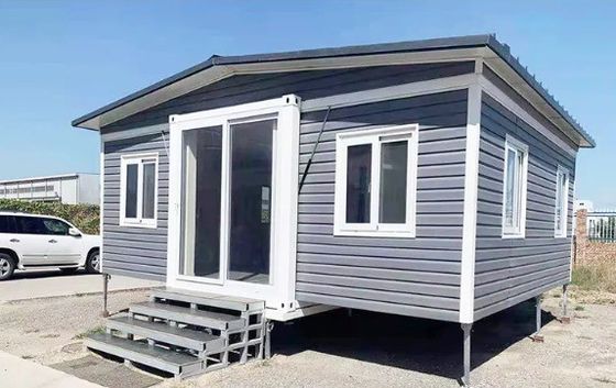 20ft oder 40ft Stahlstrukturrahmen Erweiterbares Containerhaus für Klapphaus