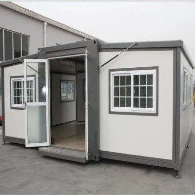 Werkstatt Lager 20FT 40FT Modernes Stahlvorgefertigtes Kleines Mobilmodulares Erweiterbares Haus