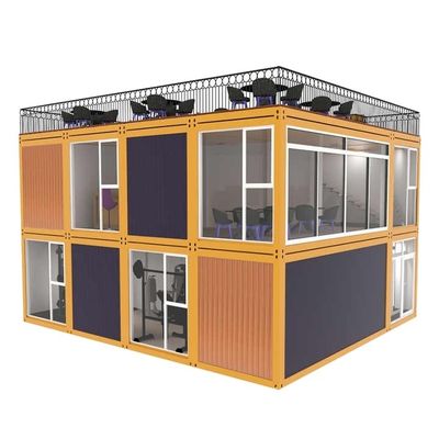 Modernes Design-Stil Containerhaus im Freien mit Stahlkonstruktion und EPS-Sandwichpanel
