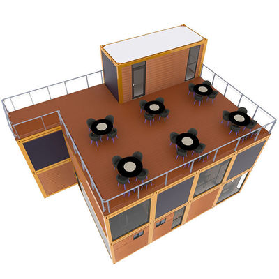 Modernes Design-Stil Containerhaus im Freien mit Stahlkonstruktion und EPS-Sandwichpanel