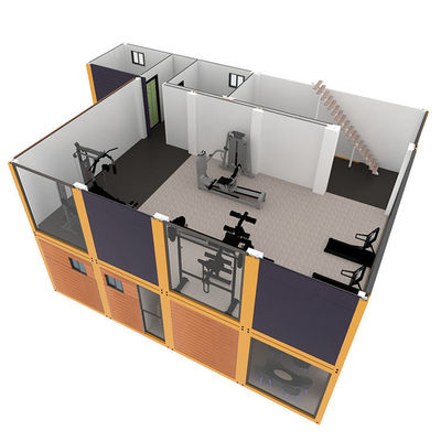 Modernes Design-Stil Containerhaus im Freien mit Stahlkonstruktion und EPS-Sandwichpanel