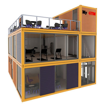 Modernes Design-Stil Containerhaus im Freien mit Stahlkonstruktion und EPS-Sandwichpanel