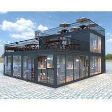 Modernes Design-Stil Containerhaus im Freien mit Stahlkonstruktion und EPS-Sandwichpanel