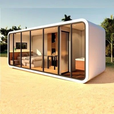 Mobile Moderne Design Luxus-Capsule Hotel Apple Cabin Weltraumhaus