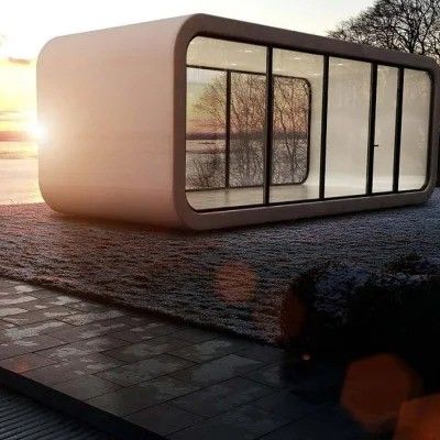 Mobile Moderne Design Luxus-Capsule Hotel Apple Cabin Weltraumhaus