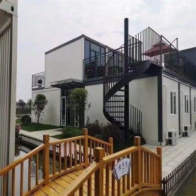 Moduläres Multifunktionshaus 40ft Flat Pack Shipping Container