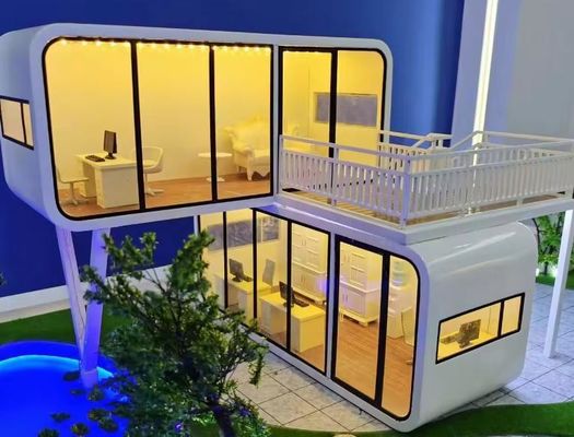 Stahl Luxus Container House angepasste Größe für Multifunktions Apple Warehouse