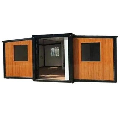 Umweltschutz 2 Schlafzimmer Prefab Kontainerhaus mit Stahltür