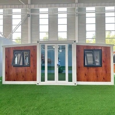 Umweltschutz 2 Schlafzimmer Prefab Kontainerhaus mit Stahltür