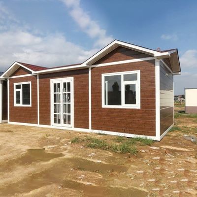 Stahltür Mobilhaus Modularhaus Vorgefertigter Behälter mit Glasvorhang