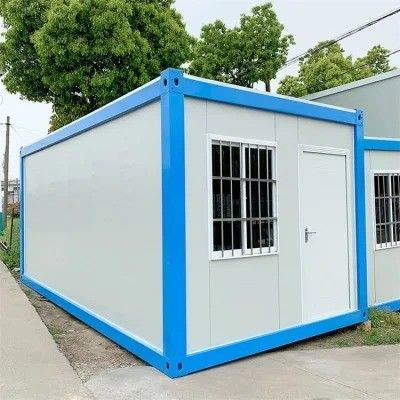 20ft Klappcontainer Häuser Haus im Freien Vorgefertigte Schuppen Lagerung für vielseitige