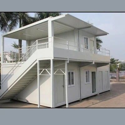 20ft Klappcontainer Häuser Haus im Freien Vorgefertigte Schuppen Lagerung für vielseitige