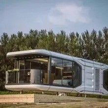 Luxuriöses Prefab Haus Fettpack Containerhaus für Solarraumkapsel