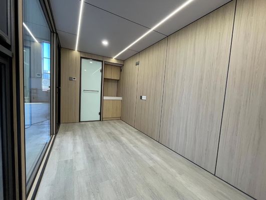 20 Fuß oder 40 Fuß zusammengefügte Fett Pack Container House Die perfekte Lösung