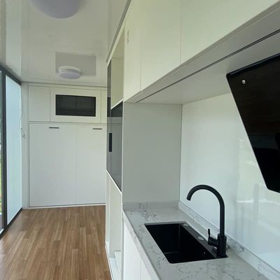 20 Fuß oder 40 Fuß zusammengefügte Fett Pack Container House Die perfekte Lösung