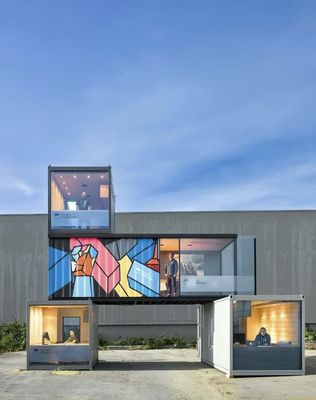 Abnehmbare Prefab Container Bürohäuser Hotel Garten Wohn Containerhaus