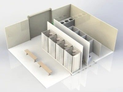 Luxus-Containerhaus mit beweglichem Klappdach