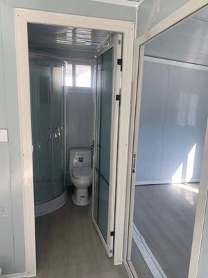 Verzinkte Stahlrahmen Containerhäuser Moderne Bewegliche Wohnflächen Klappfächer